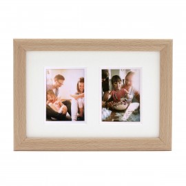 Ramka Fujifilm Instax Mini Twin Mount Photo Frame Natural na 2 zdjęcia