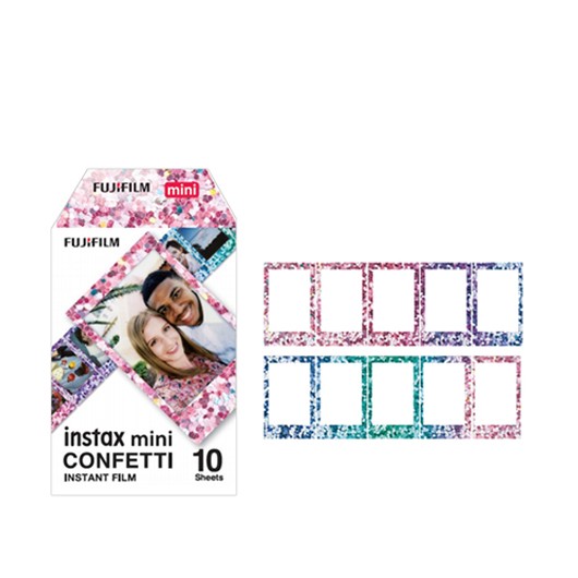 Wkład Fujifilm Instax Mini CONFETTI - RAMKA KONFETTI 10/PK na 10 zdjęć