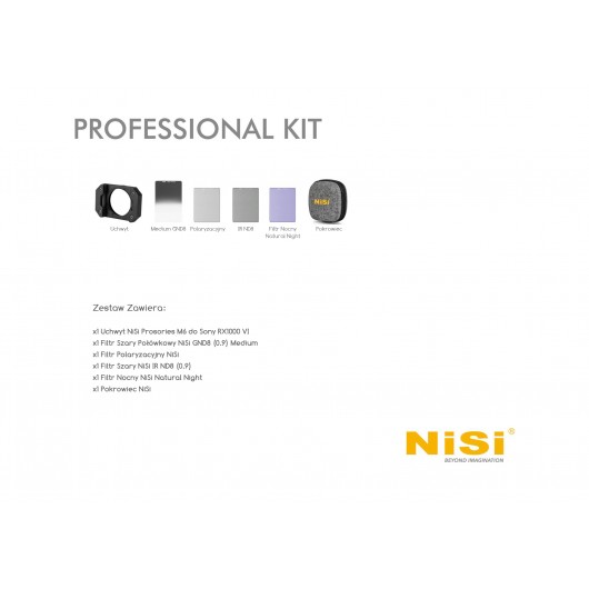 Zestaw filtrowy NiSi PROFESSIONAL kit Prosories M6 do Sony RX100 VI