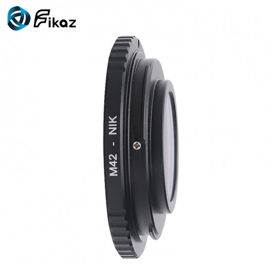 Adapter bagnetowy FIKAZ M42 - NIKON F Z SOCZEWKĄ
