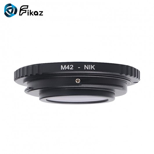 Adapter bagnetowy FIKAZ M42 - NIKON F Z SOCZEWKĄ
