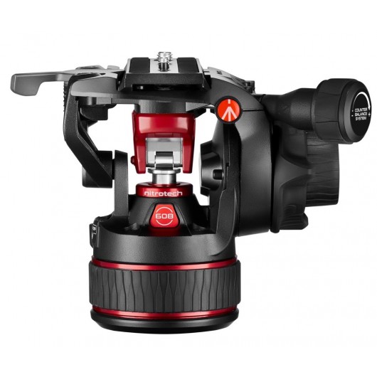 Głowica Nitrotech 608 Fluid Video MVH608AH MANFROTTO z płaską bazą