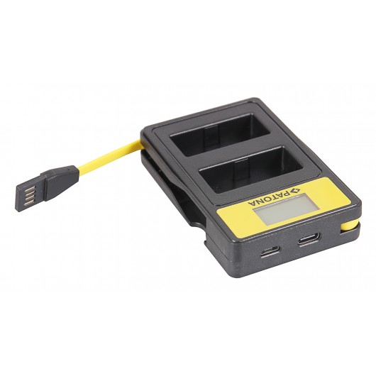 PATONA Smart Dual LCD USB LP-E6
