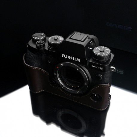 Half case GARIZ do Fuji X-T2 kolor Brązowy XS-CHXT2BR
