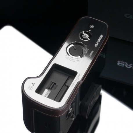 Half case GARIZ do Fuji X-T2 kolor Brązowy XS-CHXT2BR