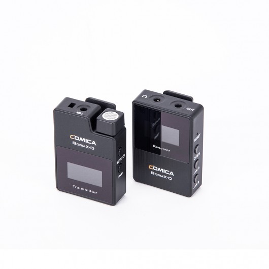 Comica BoomX-D D1 Mikrofon bezprzewodowy z jednym nadajnikiem i jednym odbiornikiem TRS/TRRS jack 3,5mm