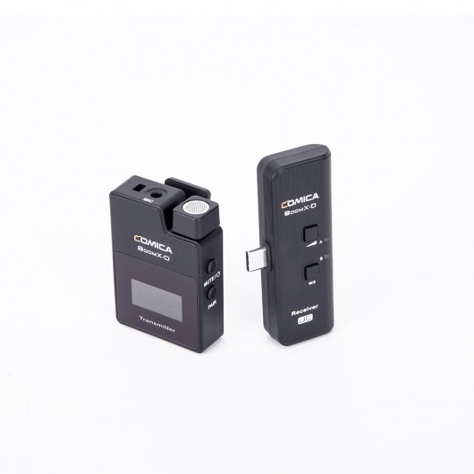Comica BoomX-D UC1 Mikrofon bezprzewodowy z jednym nadajnikiem i jednym odbiornikiem USB-C