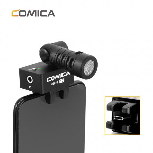 Comica CVM-VS09 TC Mikrofon kardioidalny do smartfonów USB-C