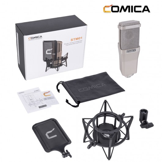 Comica STM01 Mikrofon pojemnościowy kardioidalny studyjny XLR