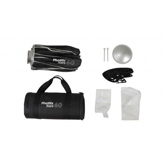 PHOTTIX Rani 60 składany softbox / beauty-dish z gridem
