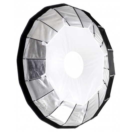 PHOTTIX Rani 85 składany softbox / beauty-dish srebrny z gridem