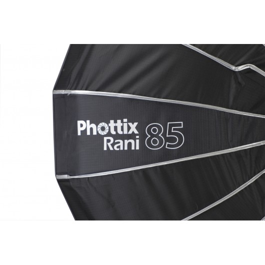 PHOTTIX Rani 85 składany softbox / beauty-dish srebrny z gridem
