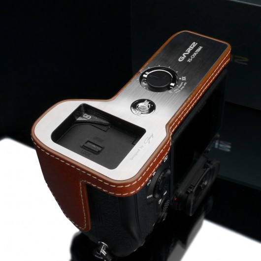 GARIZ XS-CHA7RM4CM half case do Sony A7R M4 (IV) - jasno-brązowy