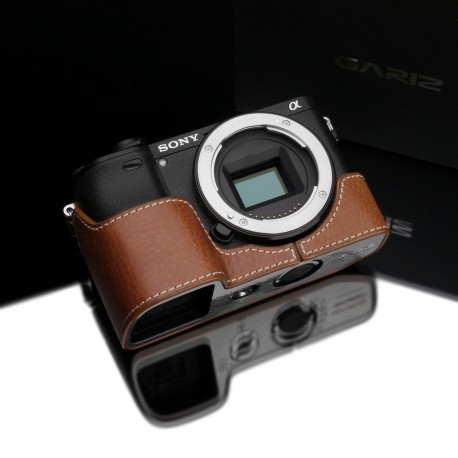 Half case GARIZ do Sony A6300 XS-CHA6300CM Jasny Brąz