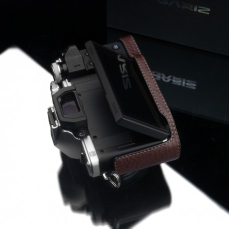 Half case GARIZ do Olympus OM-D EM10 mark II XS-CHEM10IIBR Brązowy