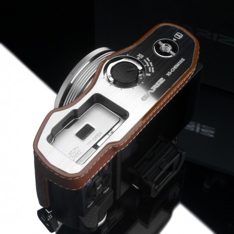 Half case GARIZ do Olympus OM-D EM10 mark II XS-CHEM10IICM Jasny Brąz