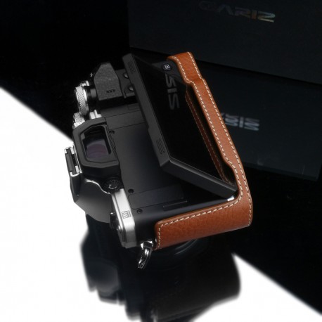 Half case GARIZ do Olympus OM-D EM10 mark II XS-CHEM10IICM Jasny Brąz