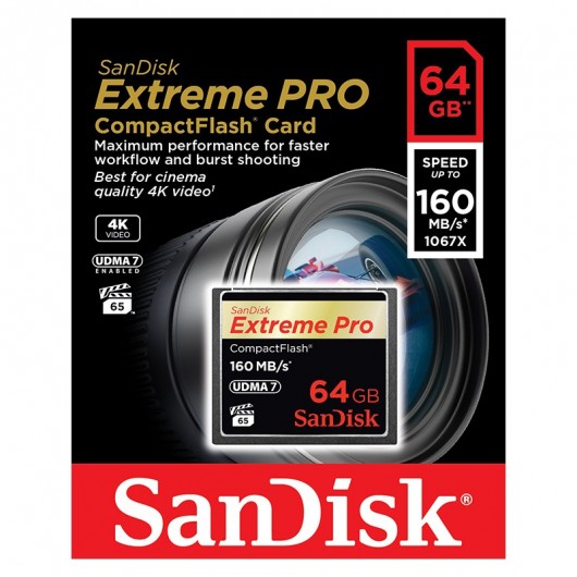 KARTA SANDISK EXTREME PRO CF 64 GB