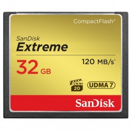 KARTA SANDISK EXTREME CF 32 GB 120/85MB/s