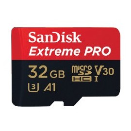 KARTA SANDISK EXTREME PRO microSDHC 32GB 100/90 MB/s A1 C10 V30 UHS-I U3