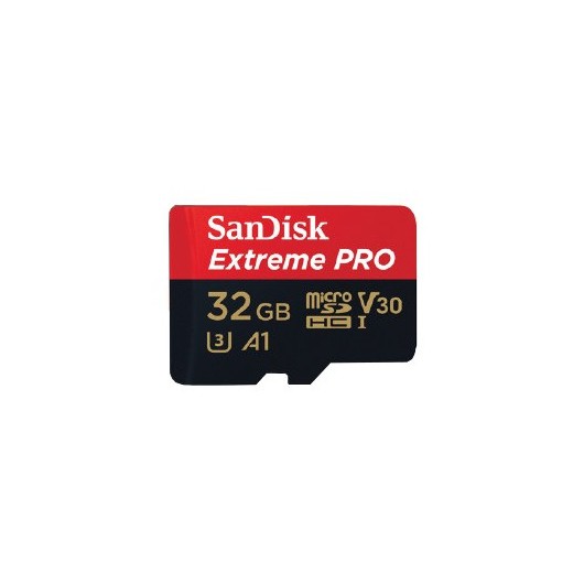 KARTA SANDISK EXTREME PRO microSDHC 32GB 100/90 MB/s A1 C10 V30 UHS-I U3