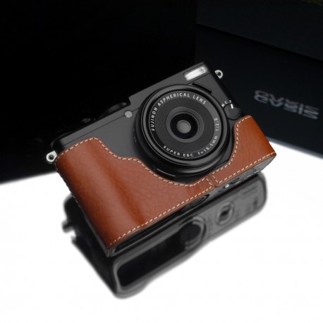 Half case GARIZ do Fuji X70 XS-CHX70CM Jasny Brąz