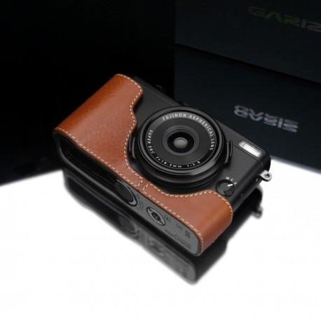 Half case GARIZ do Fuji X70 XS-CHX70CM Jasny Brąz