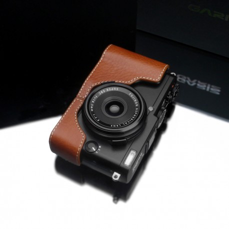 Half case GARIZ do Fuji X70 XS-CHX70CM Jasny Brąz