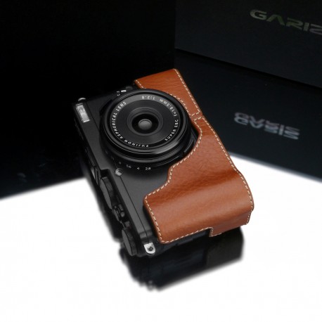 Half case GARIZ do Fuji X70 XS-CHX70CM Jasny Brąz