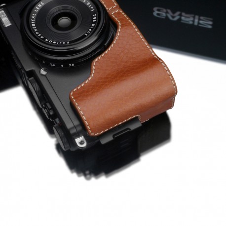 Half case GARIZ do Fuji X70 XS-CHX70CM Jasny Brąz