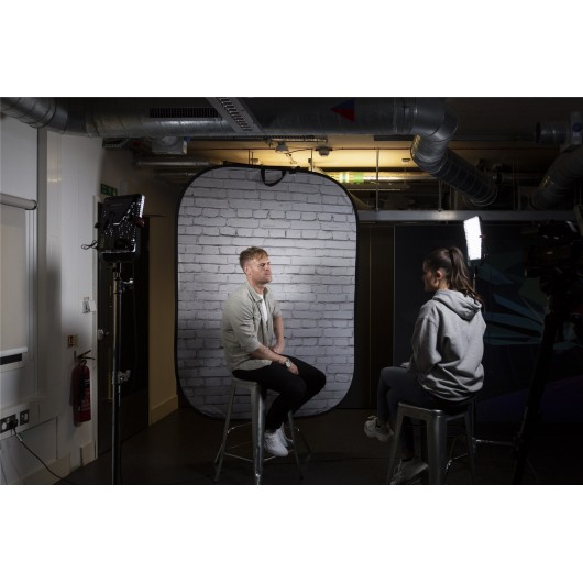 Lastolite Tło Urban 1.5x2.1m Painted White/Industrl Brick