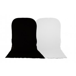 Lastolite Tło Plain 1.8x2.15m z Biało/Czarnym trenem LL LB6701