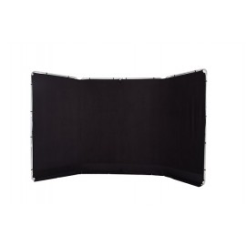 Lastolite Tło Panoramic 4m z ramą Black LL LB7621