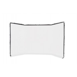 Lastolite Tło Panoramic 4m z ramą White LL LB7623