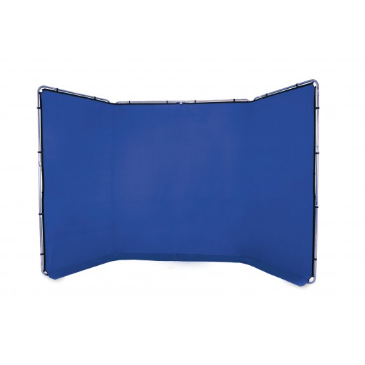 Lastolite Tło Panoramic 4m z ramą Chromakey Blue LL LB7943