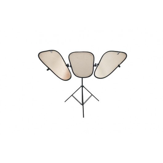 Lastolite Triflector MKII Rama + Statyw + 3x Sunfire/Silver