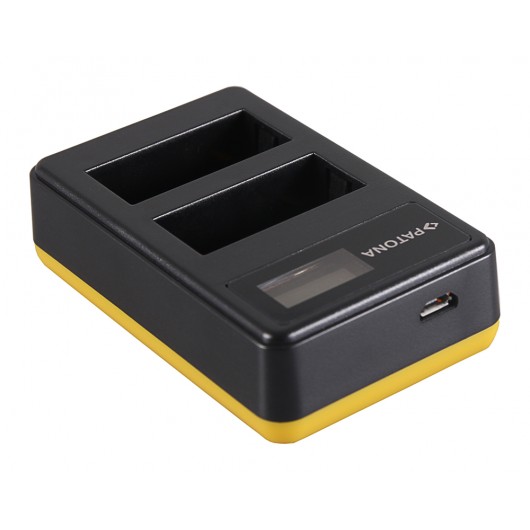 Ładowarka Dual Slim LCD USB NP-W126