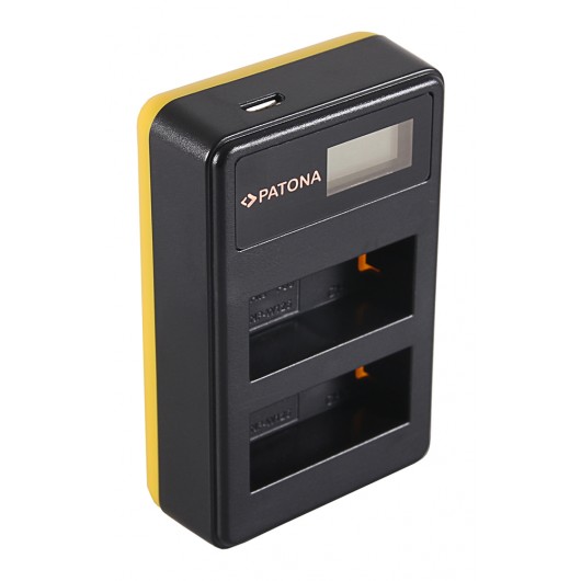 Ładowarka Dual Slim LCD USB NP-W126