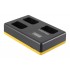 Potrójna ładowarka USB PATONA do Canon LP-E6 z kablem USB typu C