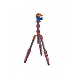 Statyw 3 Legged Thing Leo 2.0 Bronze, włókna węglowe, 5-sekcji, udźwig 30kg, głowica Pro Lever