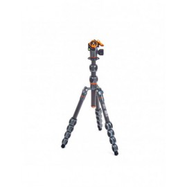 Statyw 3 Legged Thing Leo 2.0 Gray, włókna węglowe, 5-sekcji, udźwig 30kg, głowica Pro Lever