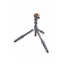 Statyw 3 Legged Thing Leo 2.0 Gray, włókna węglowe, 5-sekcji, udźwig 30kg, głowica Pro Lever 2