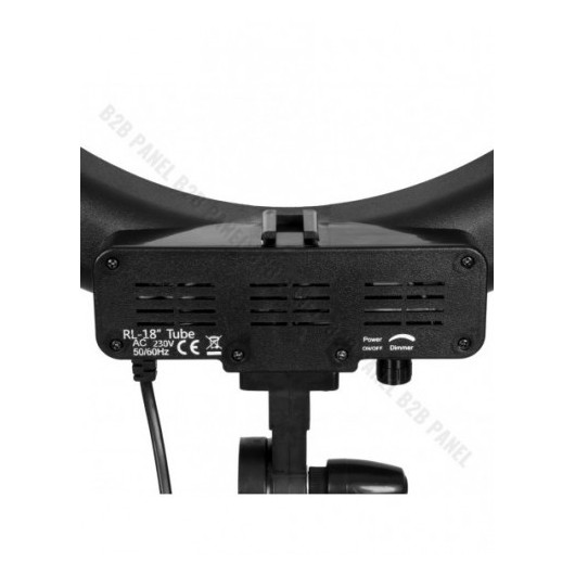 GlareOne Lampa pierścieniowa 75W, z regulacją