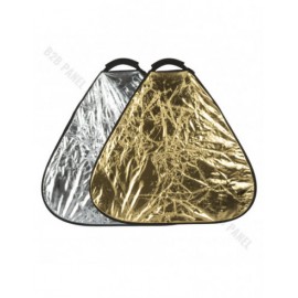 GlareOne Blenda trójkątna 2w1 srebrno złota