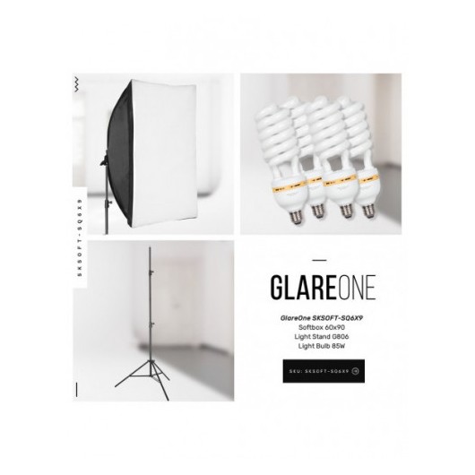 GlareOne Zestaw Oświetlenia Ciągłego SUNNY SQ6X9-1700