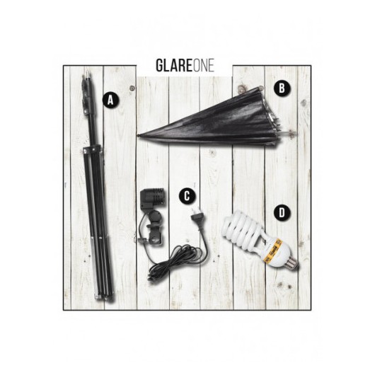 GlareOne Zestaw Oświetlenia Ciągłego SUNNY SILVER-625