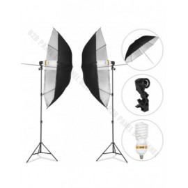 GlareOne Zestaw Oświetlenia Ciągłego SUNNY SILVER-2x625