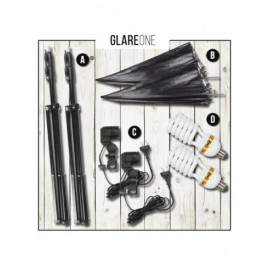 GlareOne Zestaw Oświetlenia Ciągłego SUNNY SILVER-2x625 2