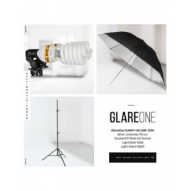 GlareOne Zestaw Oświetlenia Ciągłego SUNNY SILVER-1250 2