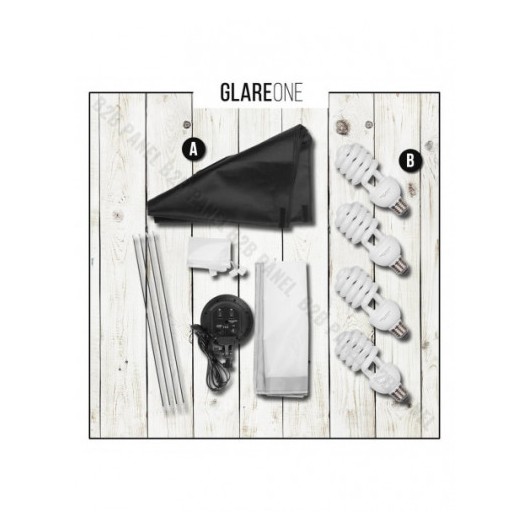 GlareOne Zestaw Oświetlenia Ciągłego SUNNY SQ4X6-900